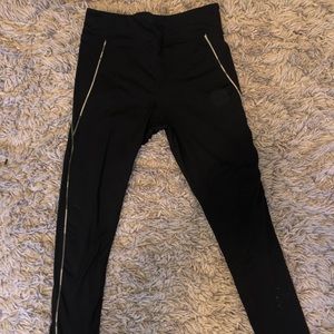 Garage leggings with camo lining